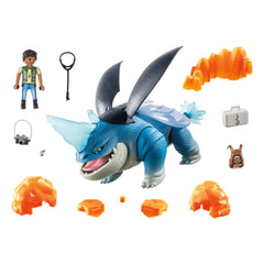 Playmobil Dragons: The Nine Realms Plowhorn & D'Angelo - 71082