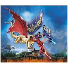 Playmobil Dragons The Nine Realms - Wu And Wei With Jun - 71080