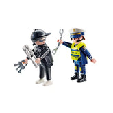Playmobil - DuoPack - Poliziotto e Ladro - Giocattoli e Set di Gioco