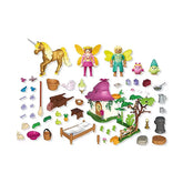 Playmobil - Set di Giocattoli Cozy Fairy Home dei Magici Unicorni