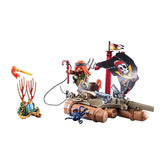 Playmobil - Zattera dei Pirati con Tesoro - Set di Giocattoli