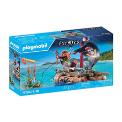 Playmobil - Pirate-Raft-with-Treasure - Toy-Playsets