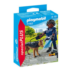 Playmobil Specials Ufficiale di Polizia con Cane Antisabotaggio - 71162