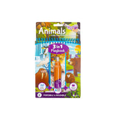 QwiToy - Libro di gioco sugli animali 3 in 1 - Libri