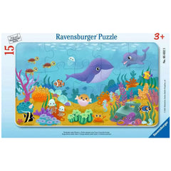 Ravensburger - Animali Sottomarini - 15 Pezzi - Puzzle