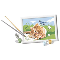 Ravensburger - Giochi creativi - CreArt Gatto Gioioso Kit - 7 Anni - Gioco educativo