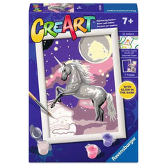 Ravensburger - Giochi creativi - Kit di pittura Unicorno Stellato - 7 Anni - Gioco educativo