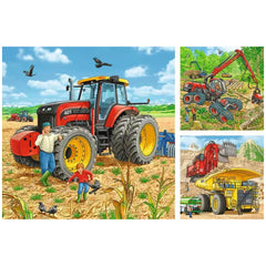 Ravensburger - Big Machines - 3x49 Pieces - Puzzles