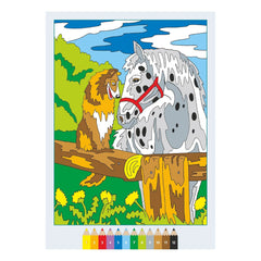 Ravensburger - CreArt-Creative-Colouring-Book-Horses-Arts-and-Crafts