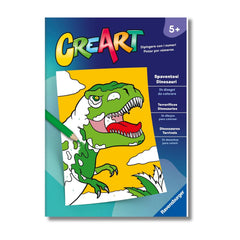 Ravensburger - CreArt - Libro da Colorare Creativo - Dinosauri Spaventosi - Arti e Mestieri