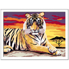 Ravensburger - Creart Tigre Maestoso - Pittura per Numeri - Arti e Mestieri