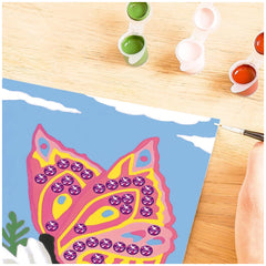 Ravensburger - Creart Farfalle Brillanti - Pittura per Numeri - Arti e Mestieri