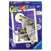 Ravensburger - Creart Wolves - Painting By Numbers - Arts & Crafts
