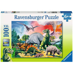 Ravensburger - Dinosaurs - Among Dinosaurs - 100 Pieces - Puzzles