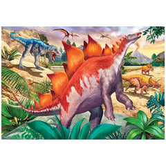 Ravensburger - Dinosauri - Animali Preistorici Selvaggi - 2x24 Pezzi - Puzzle