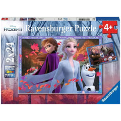 Ravensburger - Frozen - Avventure Gelate - 2x24 Pezzi - Puzzle