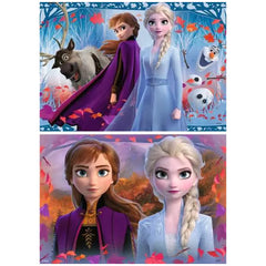Ravensburger - Frozen - Viaggio nell'Ignoto - 2x12 Pezzi - Puzzle