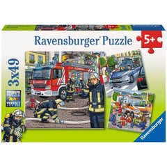 Ravensburger - Aiuto Necessario - 3x49 Pezzi - Puzzle