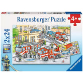 Ravensburger - Eroi in Azione - 2x24 Pezzi - Puzzle