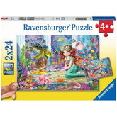 Ravensburger - Sirene Magiche - 2x24 Pezzi - Puzzle