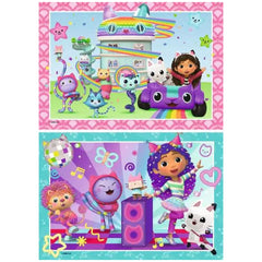 Ravensburger - Puzzle 2x24 Pezzi Gabby's Dollhouse - Puzzle