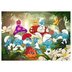 Ravensburger - Puzzle - Puzzle Gigante da Pavimento - I Puffi - 6 Anni - Gioco Educativo