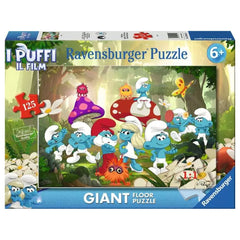 Ravensburger - Puzzle - Puzzle Gigante da Pavimento - I Puffi - 6 Anni - Gioco Educativo