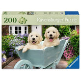 Ravensburger - Puzzle - Jigsaw Golden Retriever Benessere - 200 Pezzi - 9+ Anni