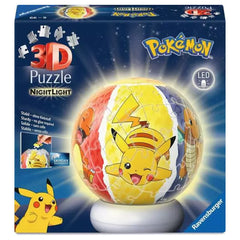 Ravensburger - Puzzles - Pokémon 3D Puzzle-Ball Night Light - 6-99 Years - Educational Play