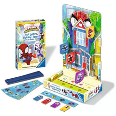 Ravensburger - Spidey And His Amazing Friends Lets Go Spidey Team - Board Game - Multi-Language Instructions