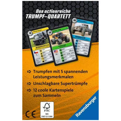 Ravensburger - Super Trump Car Monster - Board Game - German Edition