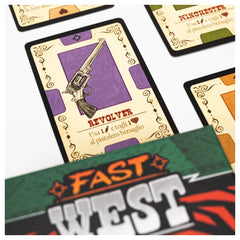 Red Glove - Fast West - Giochi di Carte - 7+ - Duello - RG2077 - Edizione Italiana