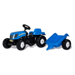 Rolly Toys - Rollykid New Holland Tractor With Trailer Riding Toys