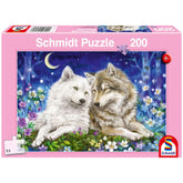 SCHMIDT SPIELE - Puzzle 200 Pz Amici Lupi Coccolosi - Puzzle