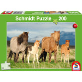 SCHMIDT SPIELE - Puzzle Famiglia di Cavalli 200 Pezzi - Puzzle