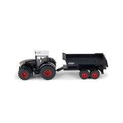 SIKU - Veicoli e Macchinine - Fendt 942 Vario e Krampe HP 20 - Edizione Nera - 3+ Anni