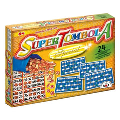 STELLA - Super Tombola Speciale 24 Cartelle con Finestrella - Giochi da Tavolo