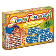 STELLA - Super Tombola Speciale 48 Cartelle con Finestrella - Giochi da Tavolo