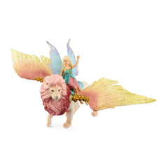 Schleich - Bayala - Fairy In Flight On Winged Lion - Action & Toy Figures - 70714