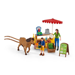 Schleich - Farm World - Stand Mobile per Fattoria di Sole - Set di Giocattoli - 42528