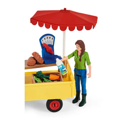 Schleich - Farm World - Stand Mobile per Fattoria di Sole - Set di Giocattoli - 42528