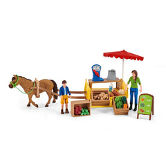 Schleich - Farm World - Stand Mobile per Fattoria di Sole - Set di Giocattoli - 42528