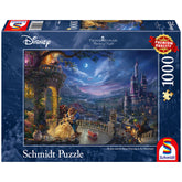 Schmidt Spiele - Disney, La Bella e la Bestia, Ballo al Chiaro di Luna 1000 Pz - Puzzle