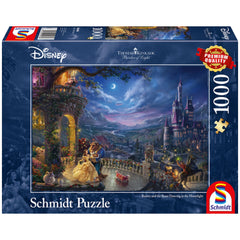 Schmidt Spiele - Disney, Beauty and the Beast, Dance in the Moonlight 1000 Pcs - Puzzles