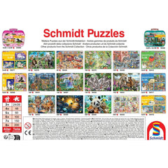 Schmidt Spiele - Escavatore 40 Pz e Siku Veicolo da Gioco - Puzzle
