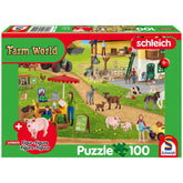Schmidt Spiele - Farm World Negozio della Fattoria 100 Pz e 1 Figura - Puzzle