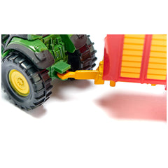 Siku - Trattore Claas con rimorchio per insilato - Veicoli da gioco