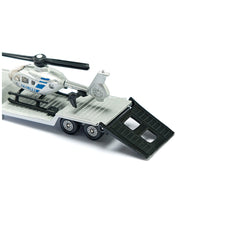 Siku - Rimorchio ribassato con elicottero - Veicoli da gioco