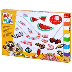 Simba - Set di Collana e Orecchini con Perline Mini da Stiro - Arte e Fai da Te