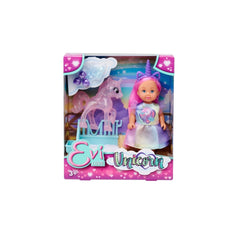 Simba - Bambole - Set di gioco Evi Love Unicorn - 12 cm - 3+ Anni